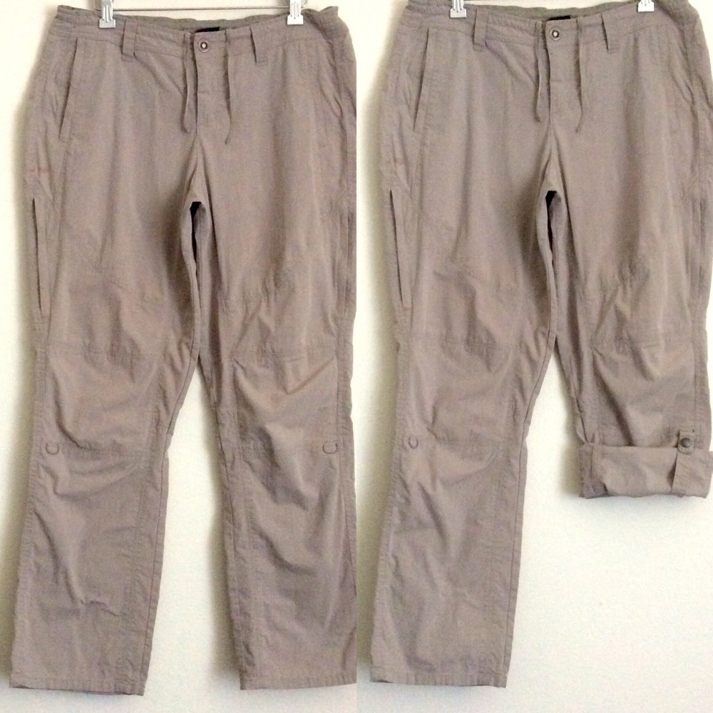 Kuhl Legendary Cargo Hiking Roll-Up Pants Sz 12 Short Camping Travel
